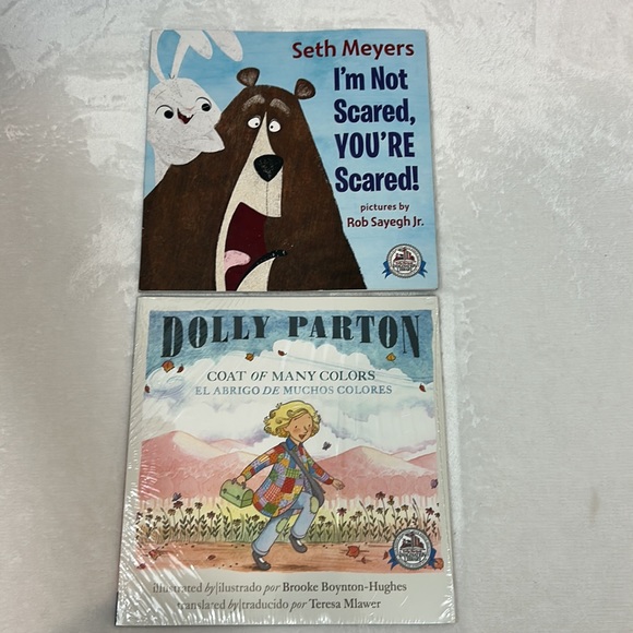 Dolly Partons Imagination Library Books.One by Dolly Parton 2nd by Seth Meyer’s - Picture 1 of 6